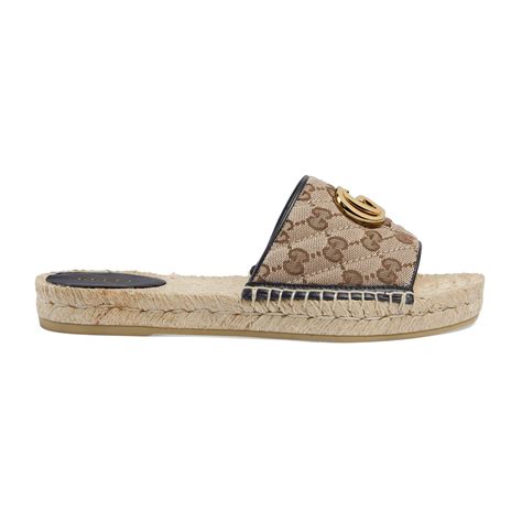 gucci matelasse espadrille|Gucci Women's GG matelassé canvas espadrille sandal.